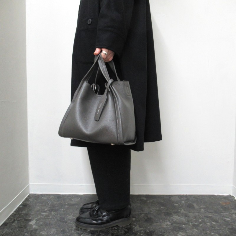 cache cache ミニショルダー付きソフトレザー調バック /DGY