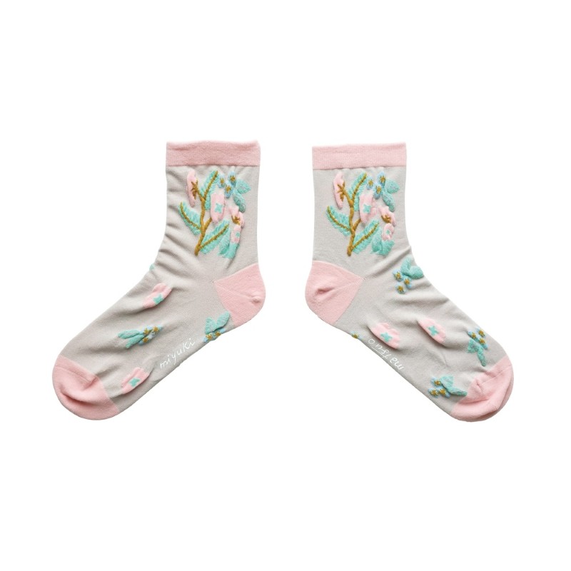 松尾ミユキ  フロートソックス Flower / GY