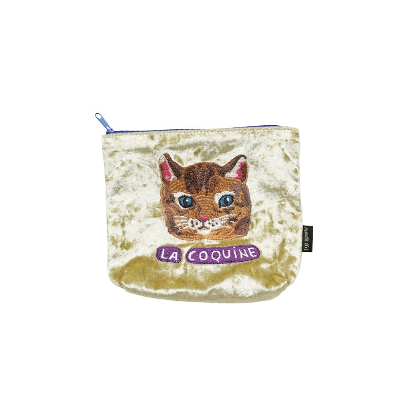 Nathalie Lete ナタリー レテ Velour Pouch Maya /511421