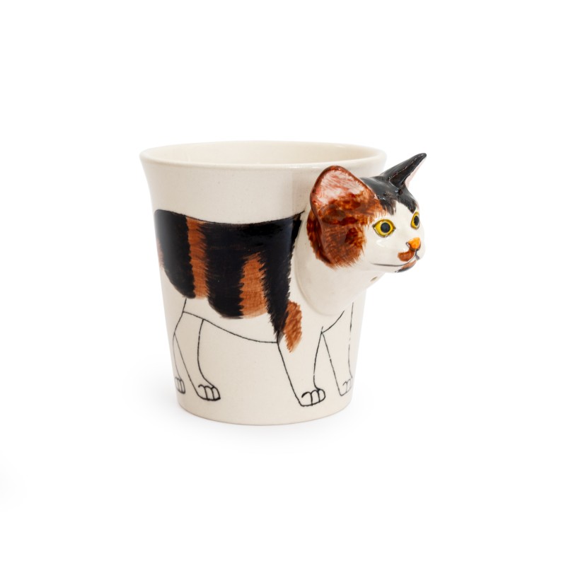 MEELARP CERAMIC ミーラープ セラミック アニマルマグ　キャリコ