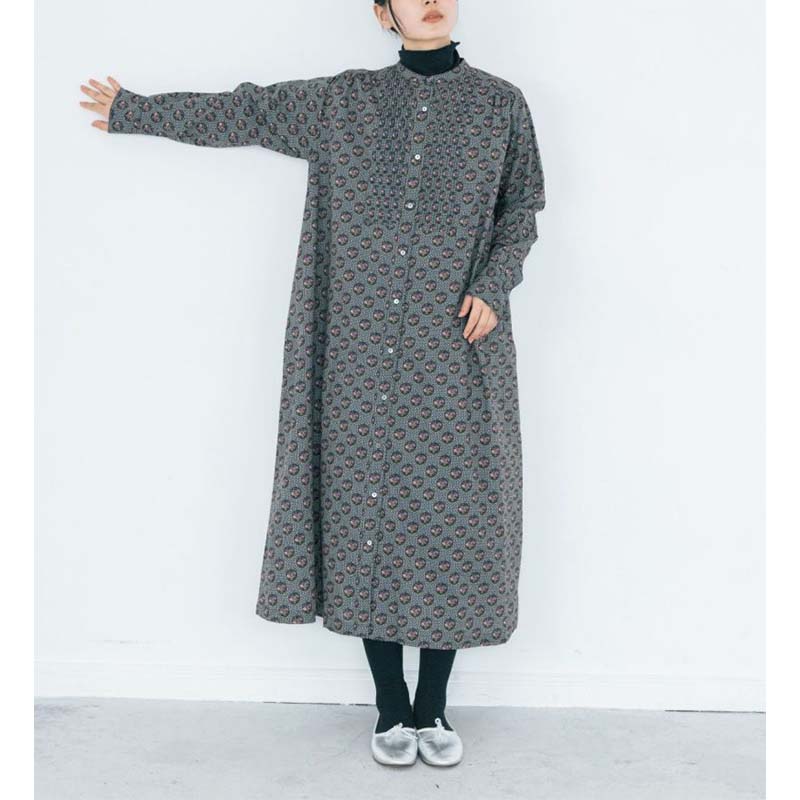 PONT DE CHALONS  パニエプリントワンピース /NV29