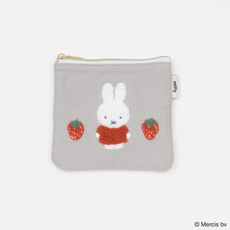 miffy  RED&PINK ティッシュポーチ /イチゴ