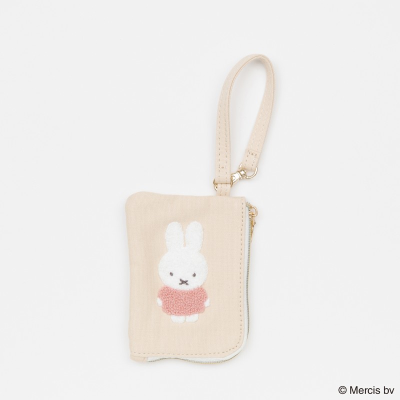 miffy  RED&PINK コイン＆ミニケース /チューリップ