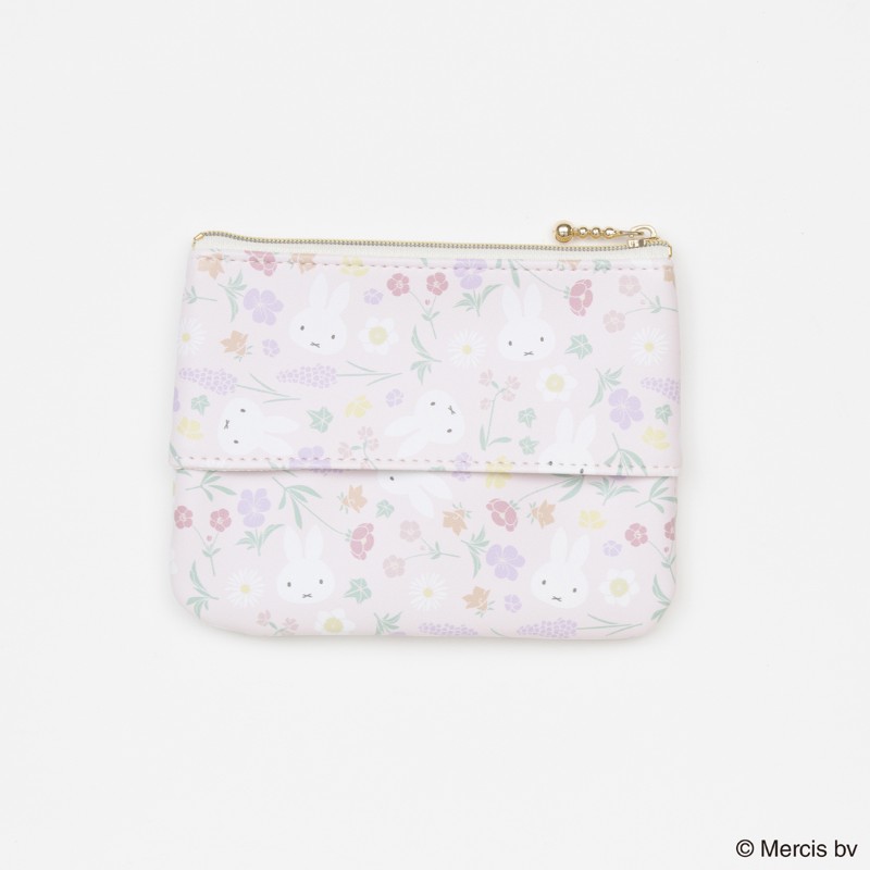 miffy  floral patternティッシュポーチ /ピンク