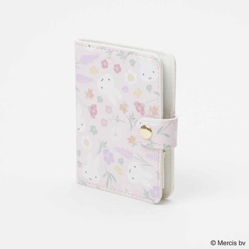 miffy  floral patternカードケース /ピンク