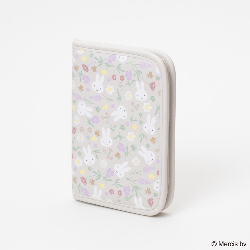 miffy  floral patternマルチケース /ベージュ