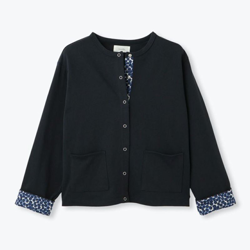 sosotto  LIBERTY使いカーディガン /NV65