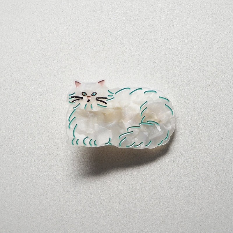 JOliJOli FTダイカットヘアクリップ /FLUFFY CAT04