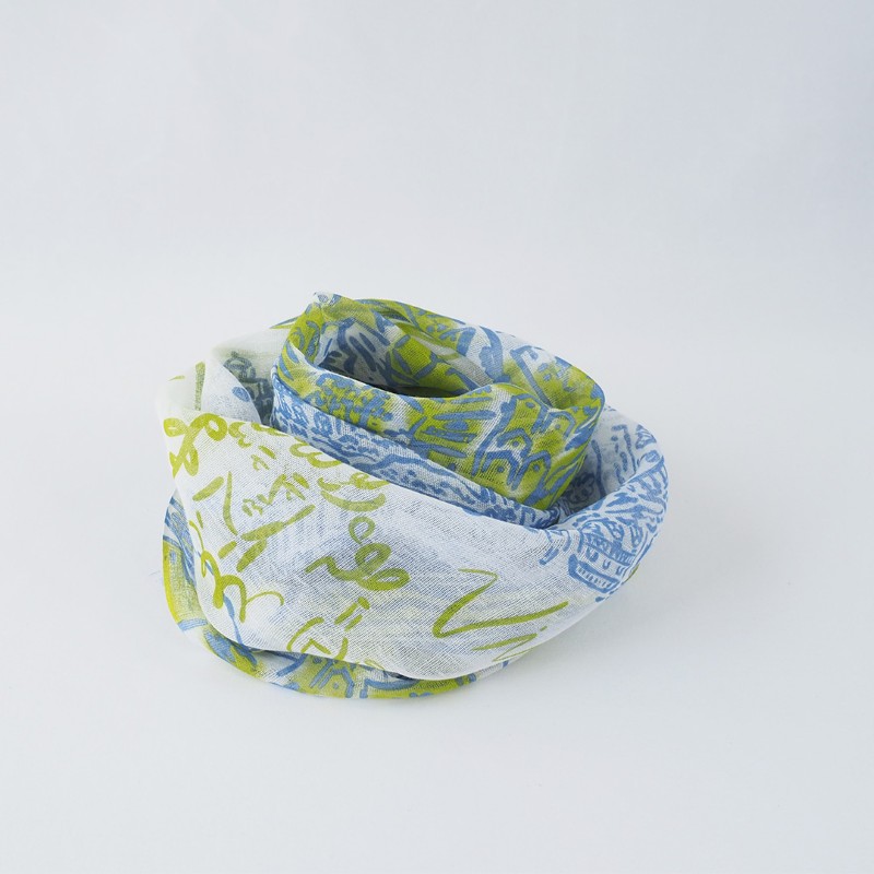 MAISON BLANCHE  おさんぽストールｰベンベルグ- /フリーコーストYE 【日本製】