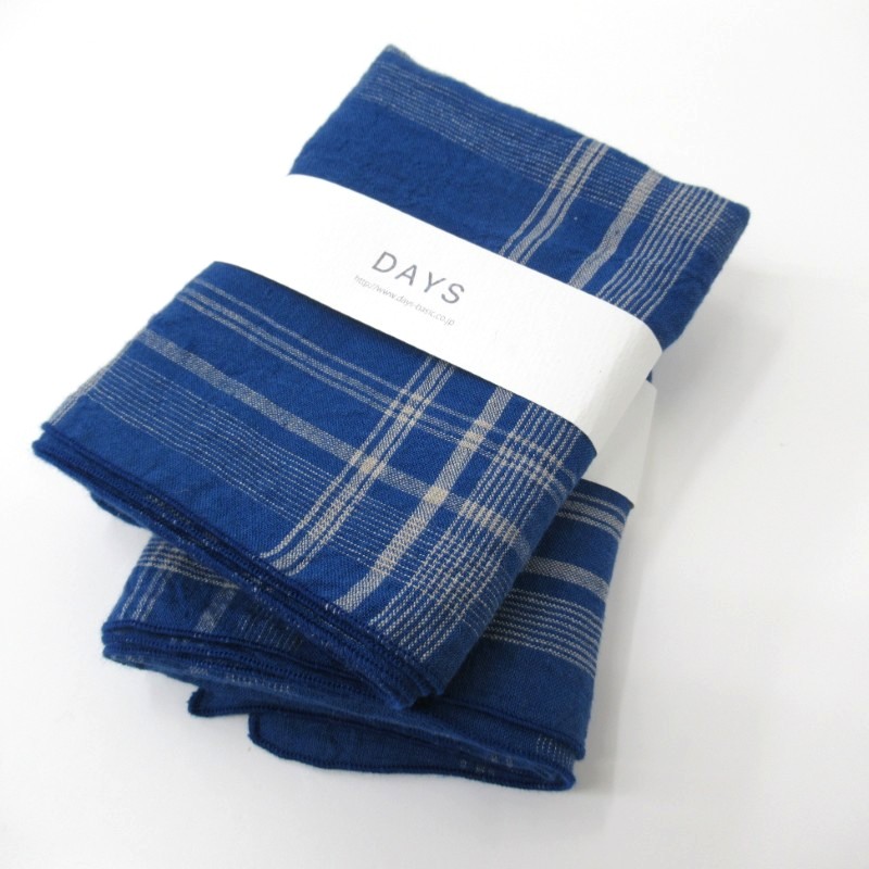 DAYS  リネンスカーフ /BL系75 【日本製】