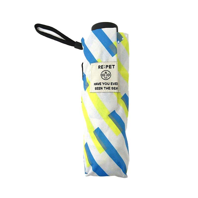 U-DAY  リペットリトルパターン 折傘 /GY 【雨晴兼用】