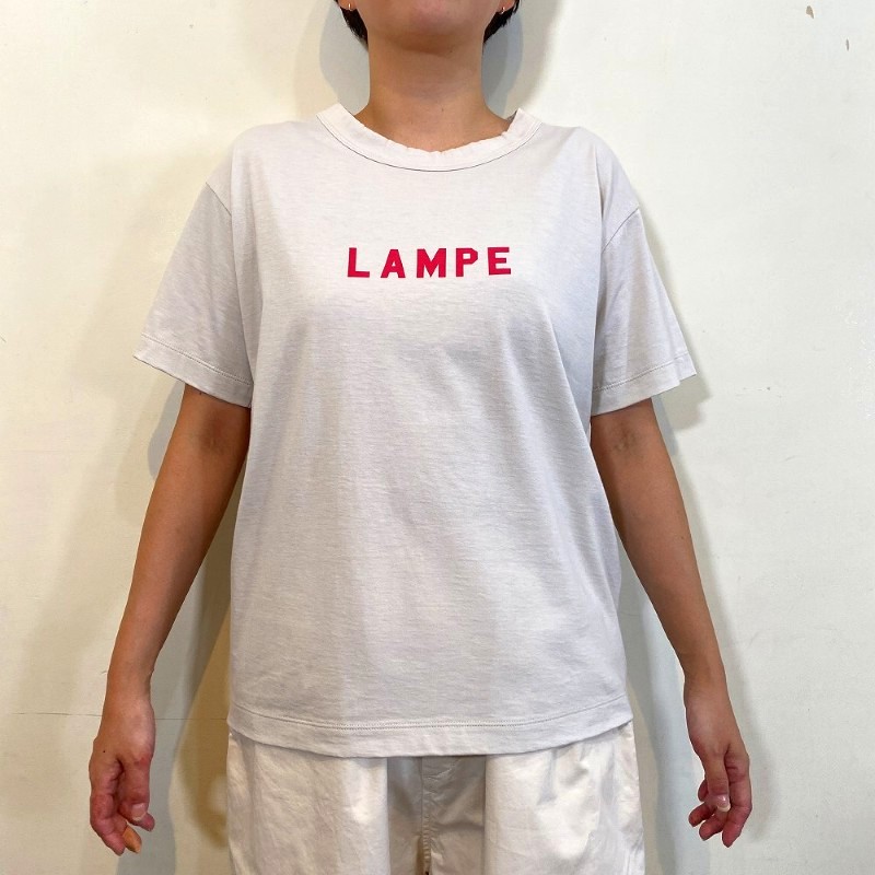 NOUVELLES DU PARADIS  トロワ天竺デイリープリントＴ"LAMPE" /MILK08 【日本製】